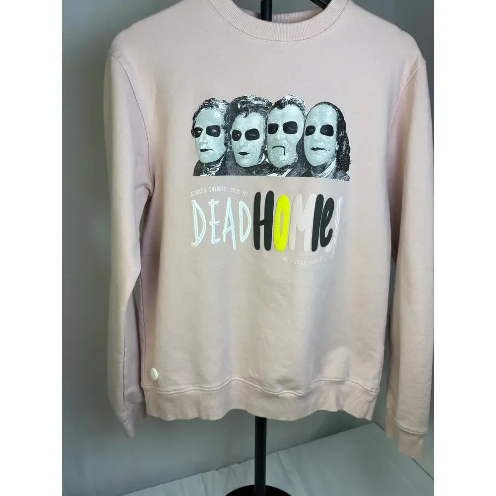 Dead Homies Graphic Print Sweatshirt Streetwear Pullover